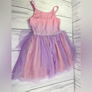 Cat & Jack Ombré Sparkle Ruffle Twirl Dress